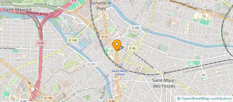 localisation de l'entreprise S'PRING à SAINT-MAUR-DES-FOSSES