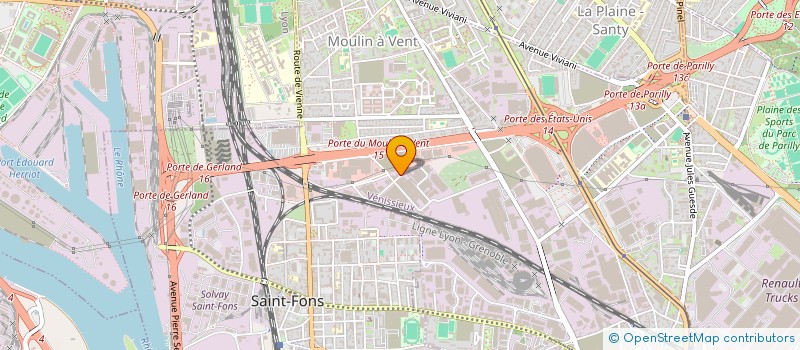 localisation de l'entreprise S'PROFOOD MARKET  VENISSIEUX