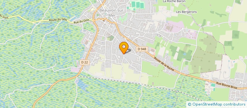 localisation de l'entreprise S.Q.D  BEAUVOIR-SUR-MER