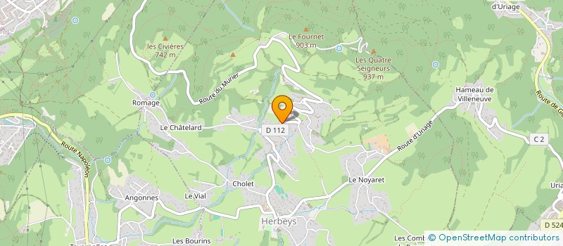 localisation de l'entreprise S'QUIS à HERBEYS