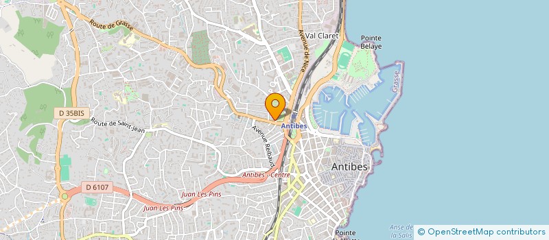 localisation de l'entreprise S & R à ANTIBES