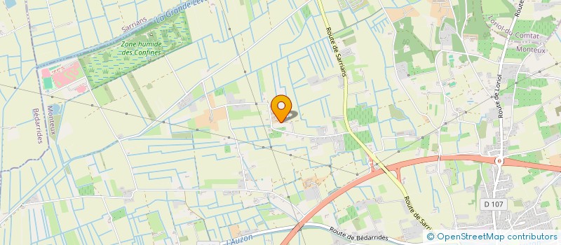 localisation de l'entreprise S.R.  MONTEUX