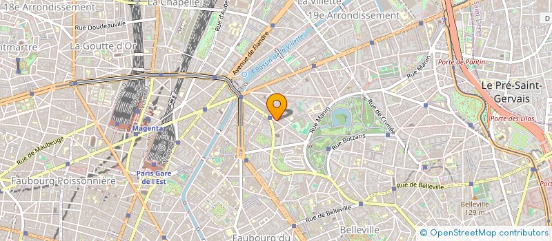 localisation de l'entreprise S R A  PARIS