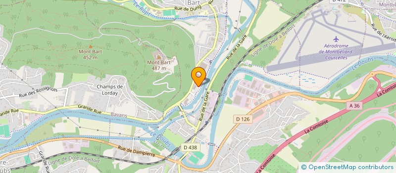 localisation de l'entreprise S.R.B. MONTAGE  BART