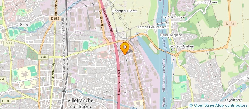 localisation de l'entreprise S.R.C. à VILLEFRANCHE-SUR-SAONE