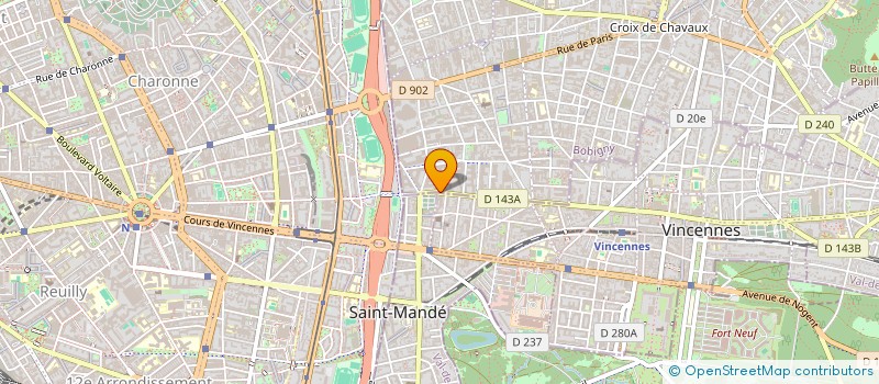 localisation de l'entreprise S.R.C. à MONTREUIL