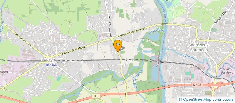 localisation de l'entreprise S R C  BONSON