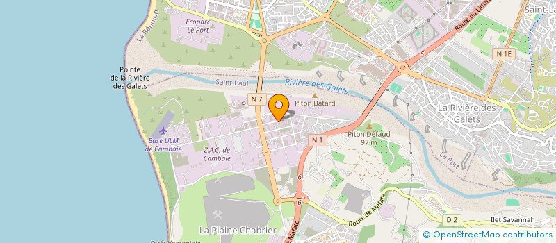 localisation de l'entreprise S.R.C.A. MAINTENANCE à SAINT-PAUL