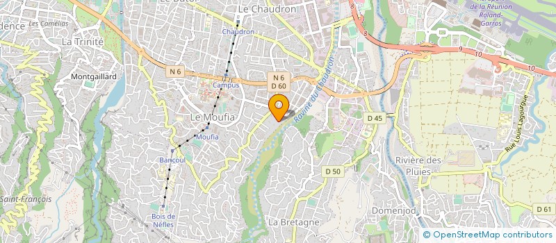localisation de l'entreprise S.R.C.D. à SAINT-DENIS