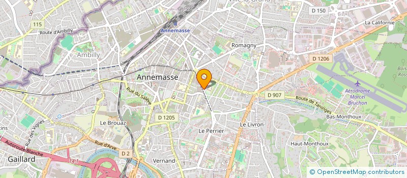 localisation de l'entreprise S.R.C.T. à ANNEMASSE