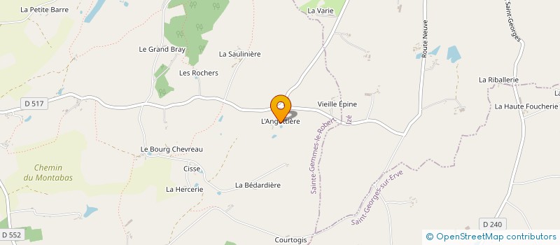 localisation de l'entreprise S.R COUVERTURE  SAINTE-GEMMES-LE-ROBERT