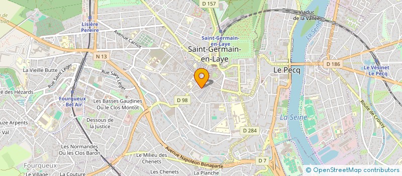 localisation de l'entreprise S.R.D à SAINT-GERMAIN-EN-LAYE