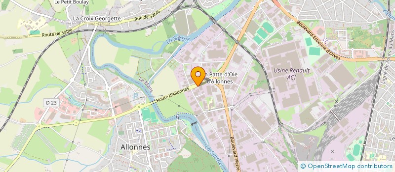 localisation de l'entreprise S.R.D.A. SOC RAMBOULITAINE DIF AUTOMOBI à LE MANS