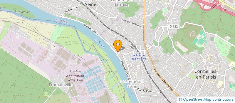 localisation de l'entreprise S.R.D.L. à LA FRETTE-SUR-SEINE