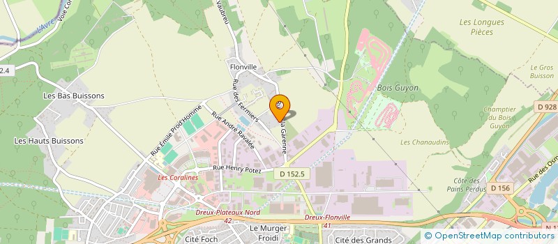 localisation de l'entreprise S.R.D.M. ESPACES VERTS à DREUX