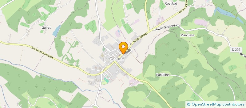 localisation de l'entreprise S R D S  GEAUNE