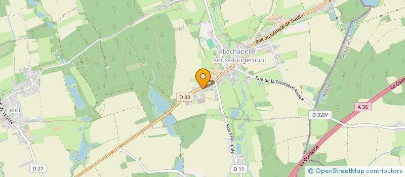 localisation de l'entreprise S R D SARL à LACHAPELLE-SOUS-ROUGEMONT