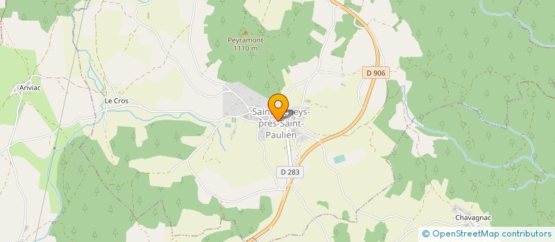 localisation de l'entreprise S R F P H à SAINT-GENEYS-PRES-SAINT-PAULIEN