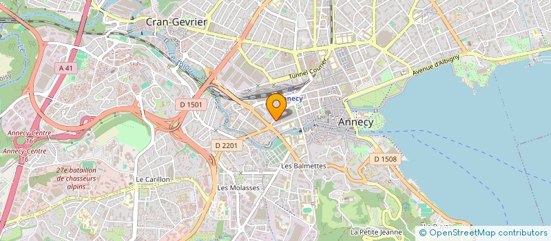 localisation de l'entreprise S&R HOTEL SOLUTIONS à ANNECY