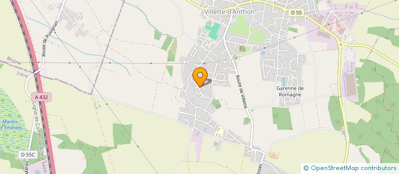 localisation de l'entreprise S.R.I HOLDING  VILLETTE-D'ANTHON