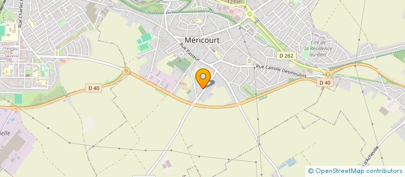 localisation de l'entreprise S.R.IMMO  MERICOURT