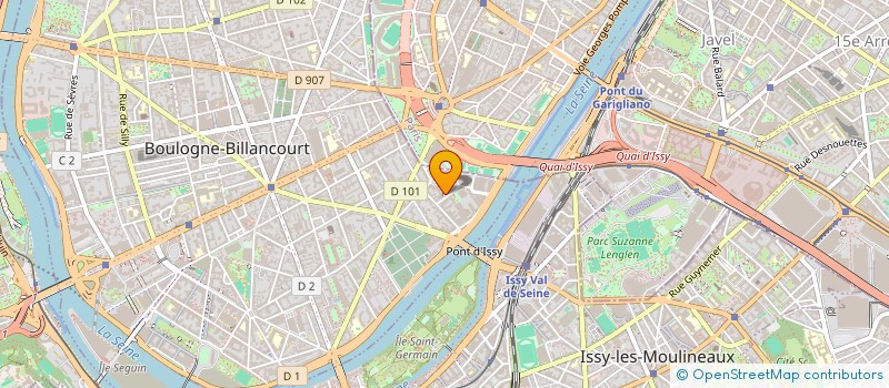 localisation de l'entreprise S&R IMMOBILIER à BOULOGNE-BILLANCOURT