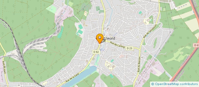 localisation de l'entreprise S&R INVEST  CREUTZWALD