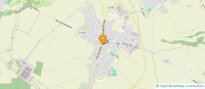 localisation de l'entreprise S.R.K  NEUILLY-EN-THELLE