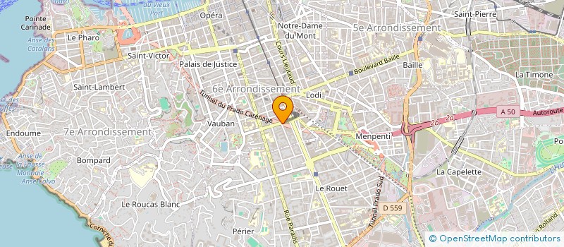 localisation de l'entreprise S.R.L à MARSEILLE