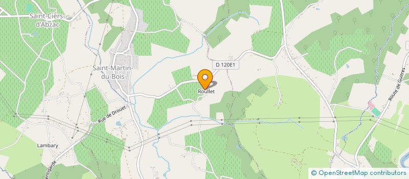 localisation de l'entreprise S.R.M.  SAINT-MARTIN-DU-BOIS