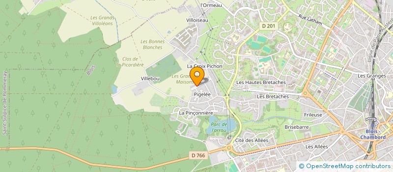 localisation de l'entreprise S.R.M.B  BLOIS