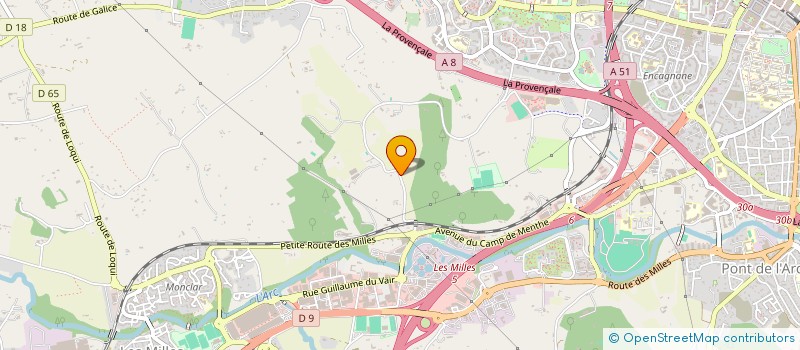 localisation de l'entreprise S.R.M BATIMENT  AIX EN PROVENCE