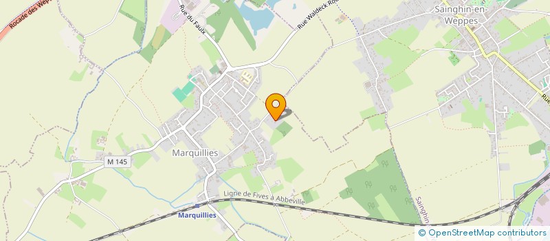 localisation de l'entreprise S. R. M. P  MARQUILLIES