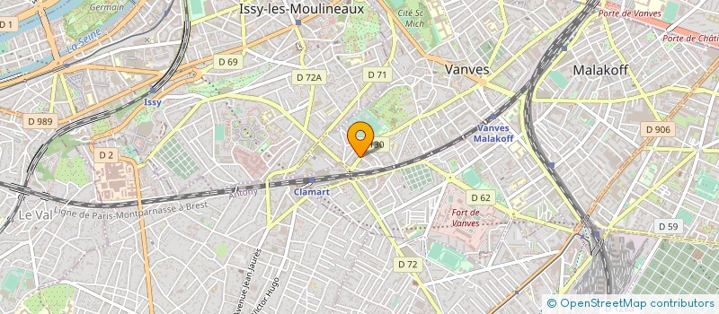 localisation de l'entreprise S.R.M.P.  VANVES