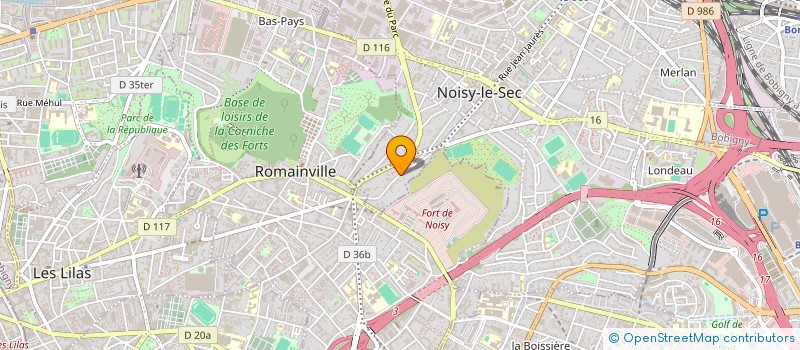 localisation de l'entreprise S.R.N. à NOISY-LE-SEC