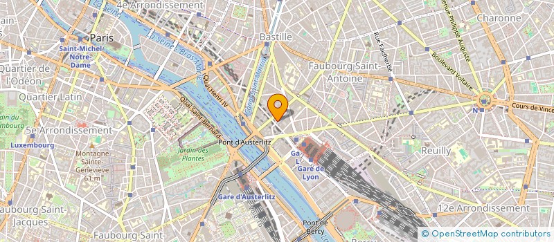 localisation de l'entreprise S.R.P  PARIS