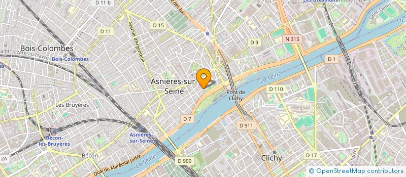 localisation de l'entreprise S R P à ASNIERES-SUR-SEINE