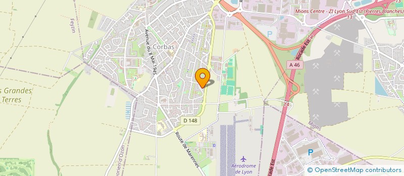 localisation de l'entreprise S R P L à CORBAS