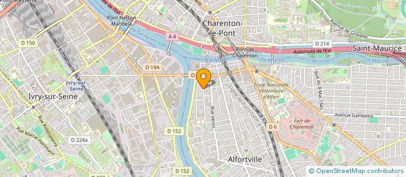 localisation de l'entreprise S.R.P.M à ALFORTVILLE