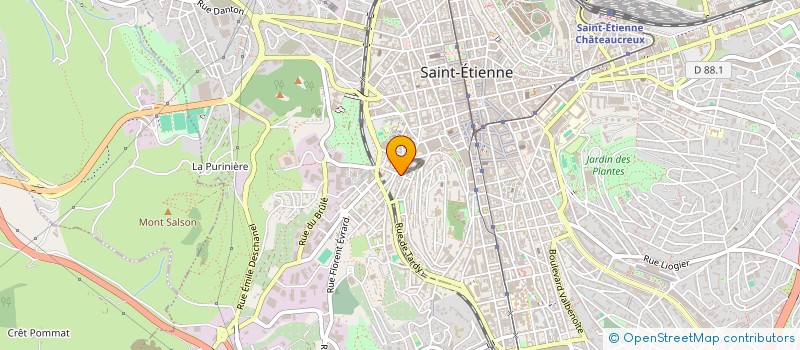 localisation de l'entreprise S R P M E à SAINT-ETIENNE