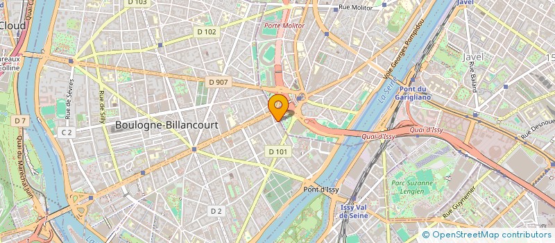 localisation de l'entreprise S R P R à BOULOGNE-BILLANCOURT