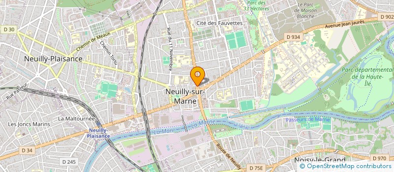 localisation de l'entreprise S.R.P.S à NEUILLY-SUR-MARNE
