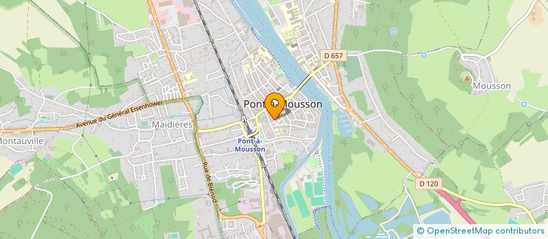 localisation de l'entreprise S.R PROBAT à PONT-A-MOUSSON