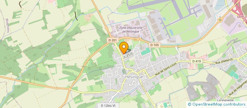 localisation de l'entreprise S.R.S.  ATTENSCHWILLER