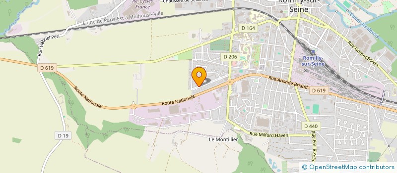 localisation de l'entreprise S.R.T FACADE  ROMILLY-SUR-SEINE
