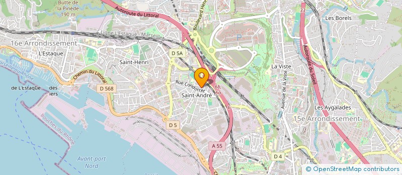localisation de l'entreprise S.R.T.I.E 13  MARSEILLE