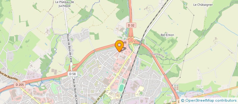 localisation de l'entreprise S.R.T.P. à CHALLANS