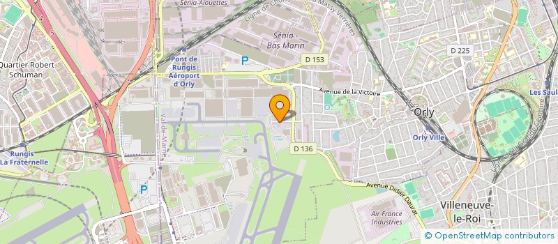 localisation de l'entreprise S.R.TRACK  ORLY