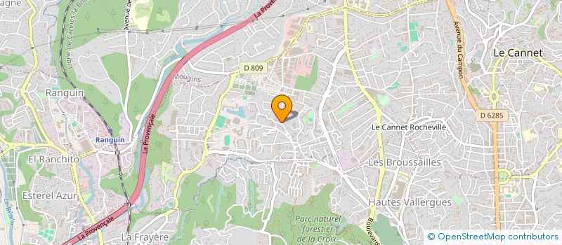localisation de l'entreprise S RENOVATION à LE CANNET