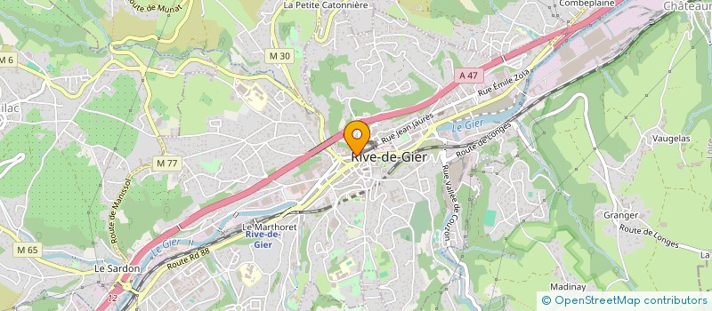 localisation de l'entreprise S.RENOVATION ASCENSEURS à RIVE-DE-GIER